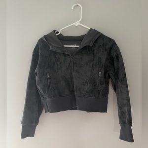 Old Navy Active zip up, size: L (10/12), dark gray